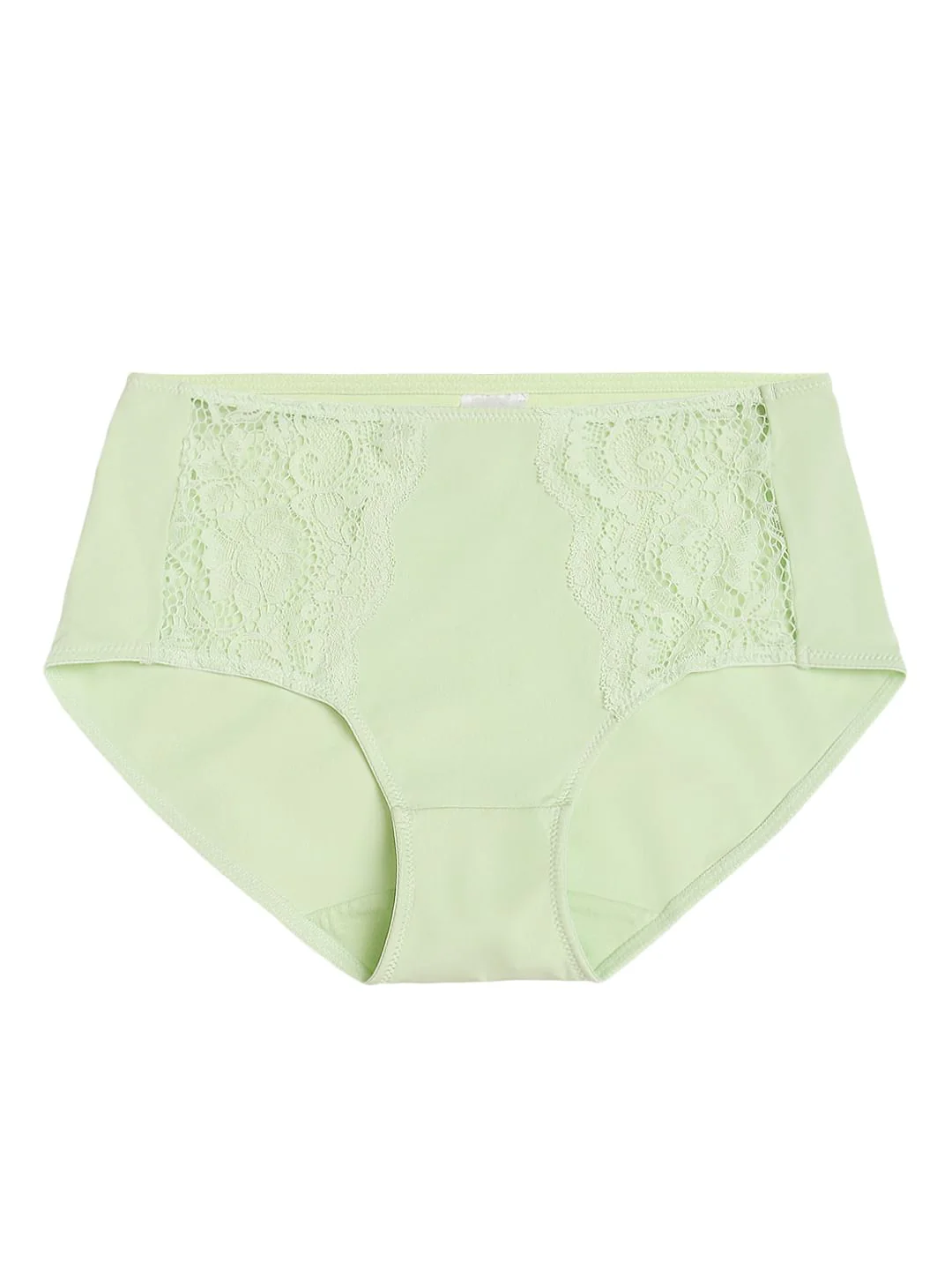 Intimates Green Lace Detail Maxi Briefs - Image 7
