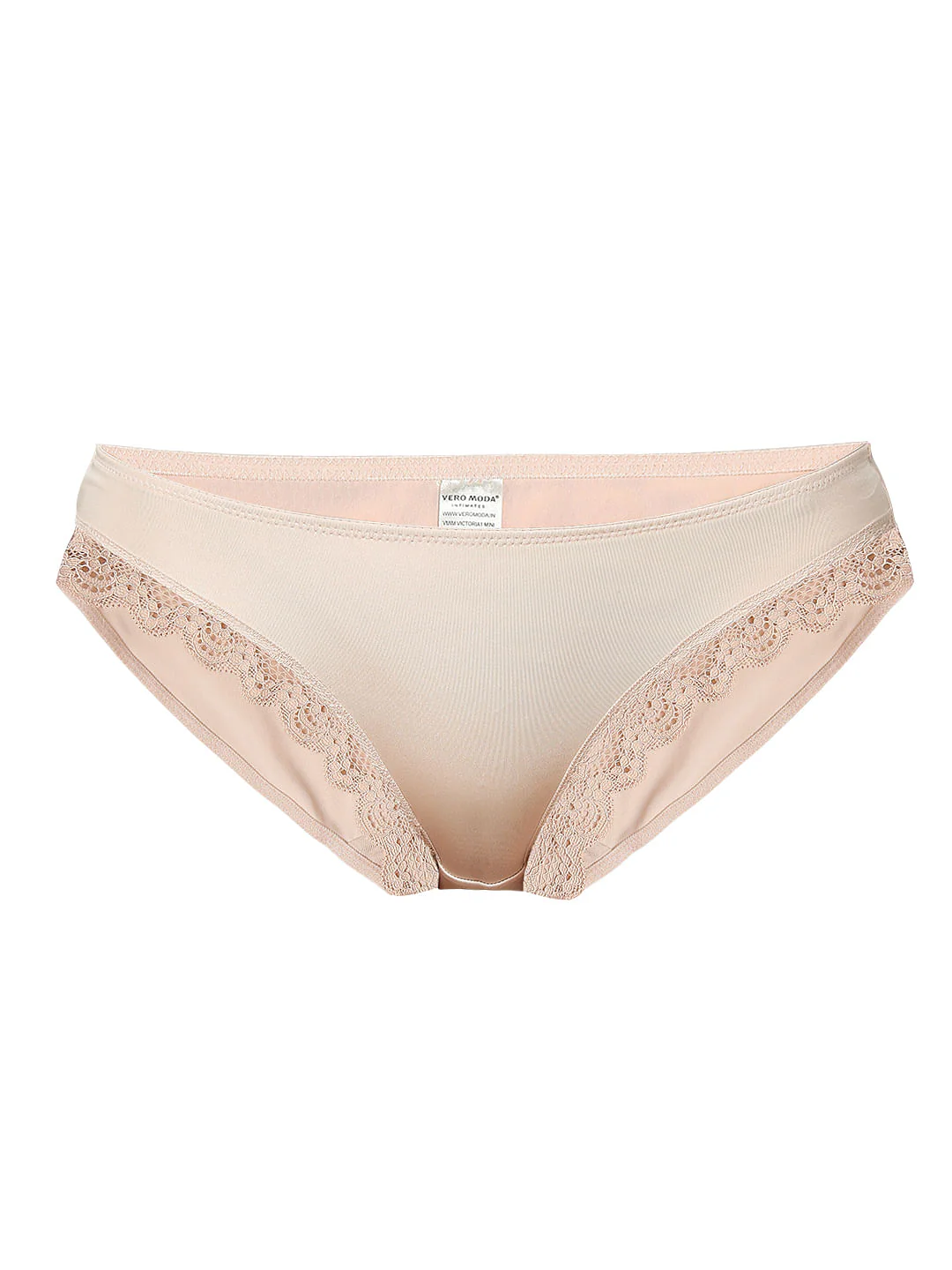 Intimates Beige Lace Detail Mini Briefs - Image 7