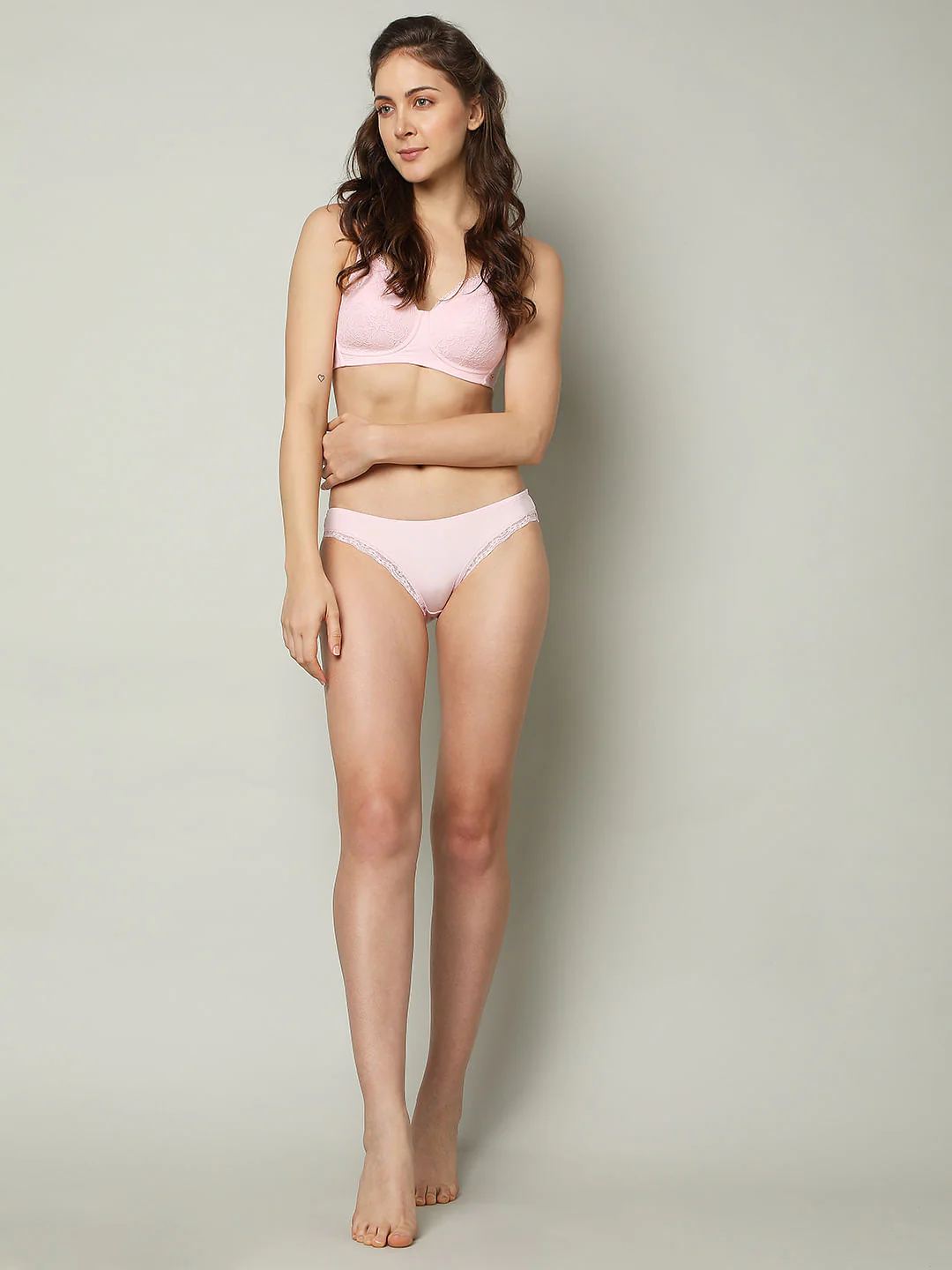 Intimates Pink Lace Detail Mini Briefs - Image 5