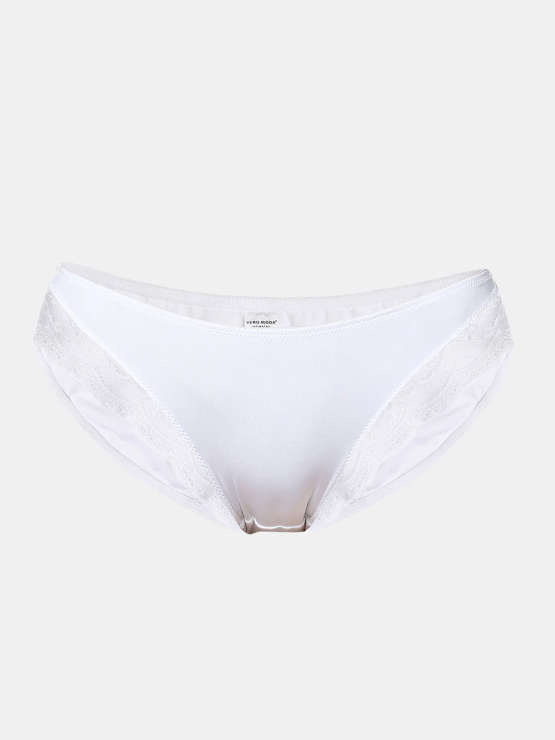 White Lace Detail Mini Briefs - Image 7