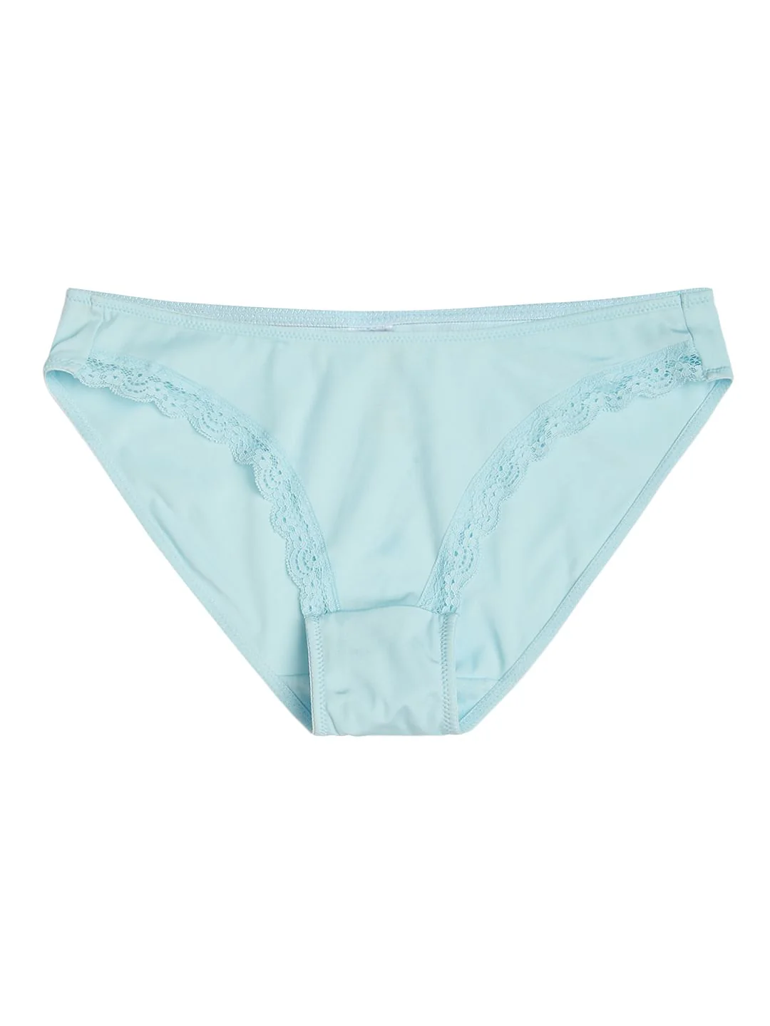 Intimates Light Blue Lace Detail Mini Briefs - Image 7