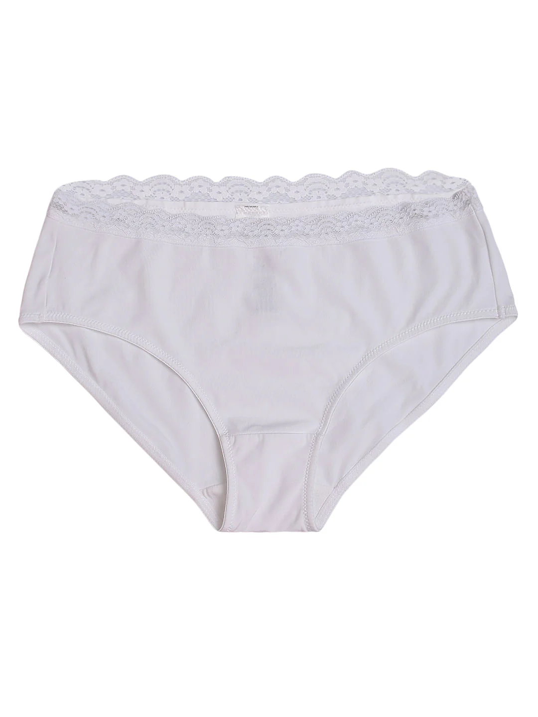 Intimates White Lace Detail Midi Briefs - Image 7