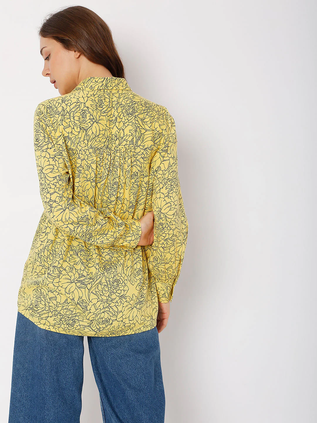 Yellow Printed Shirt - Image 4