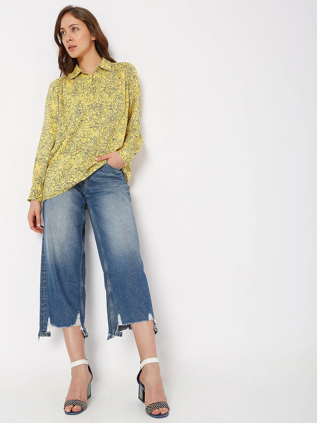 Yellow Printed Shirt - Image 5