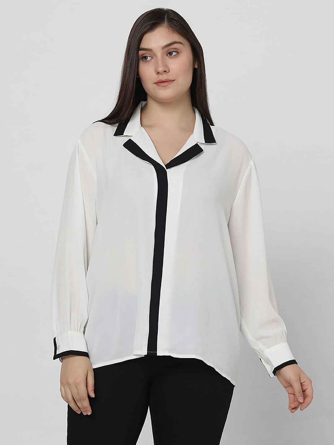 Curve White & Black Shirt - Image 2