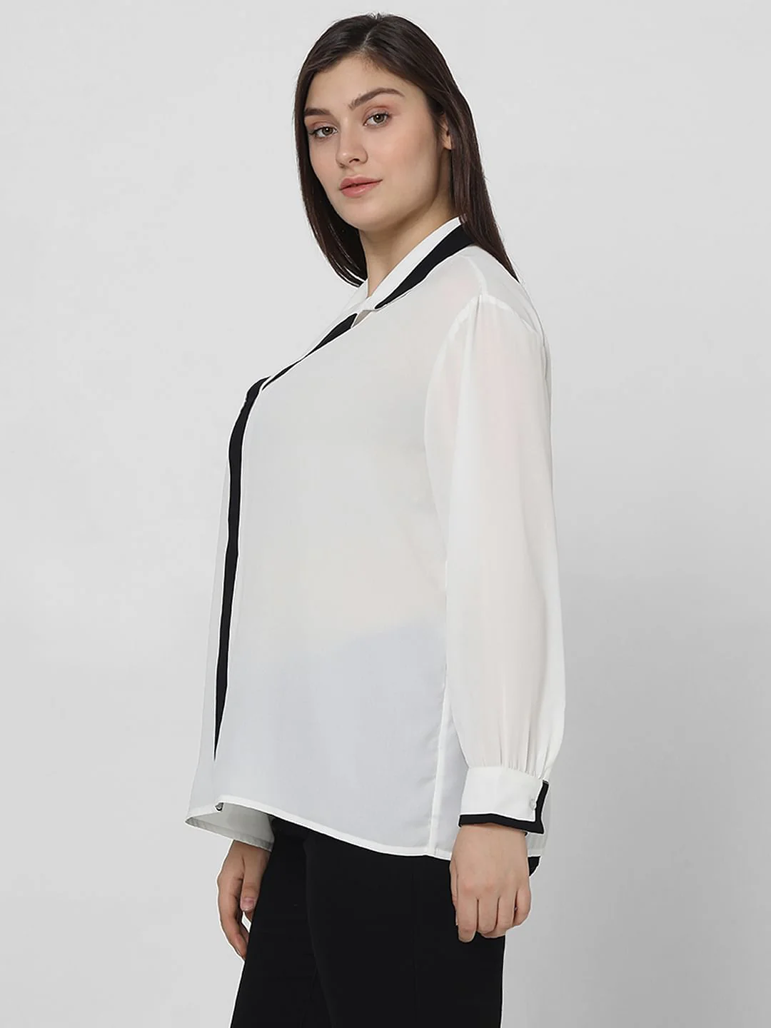 Curve White & Black Shirt - Image 3