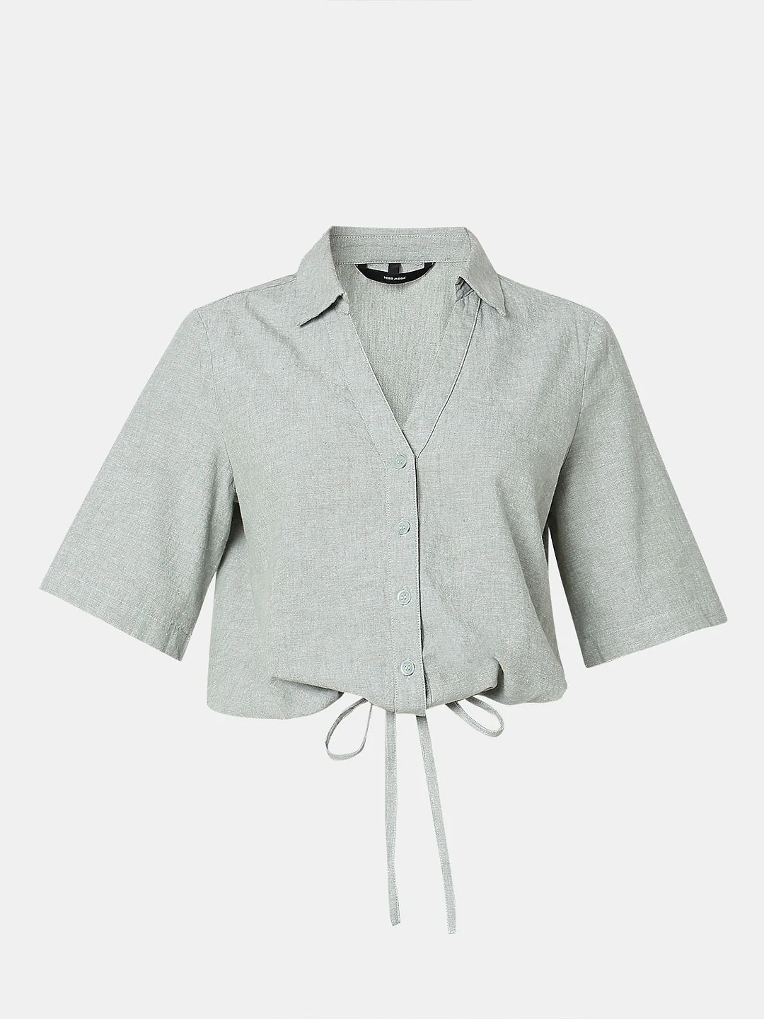 Green Woven Co-Ord Set Shirt - Image 7