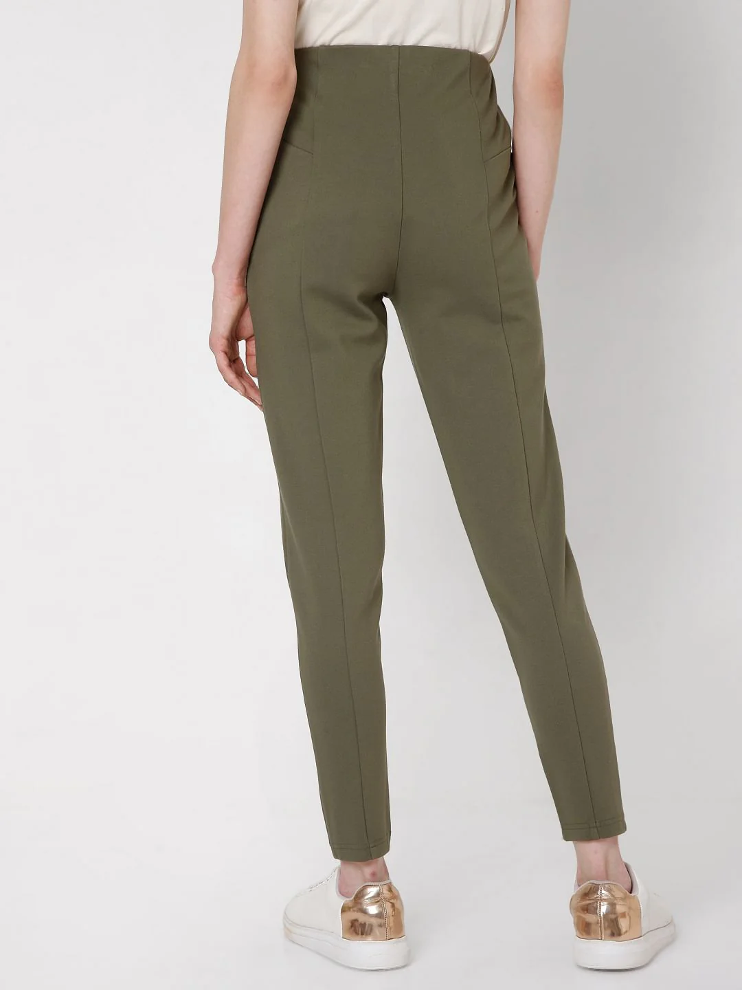 Green Slim Fit Pants - Image 4