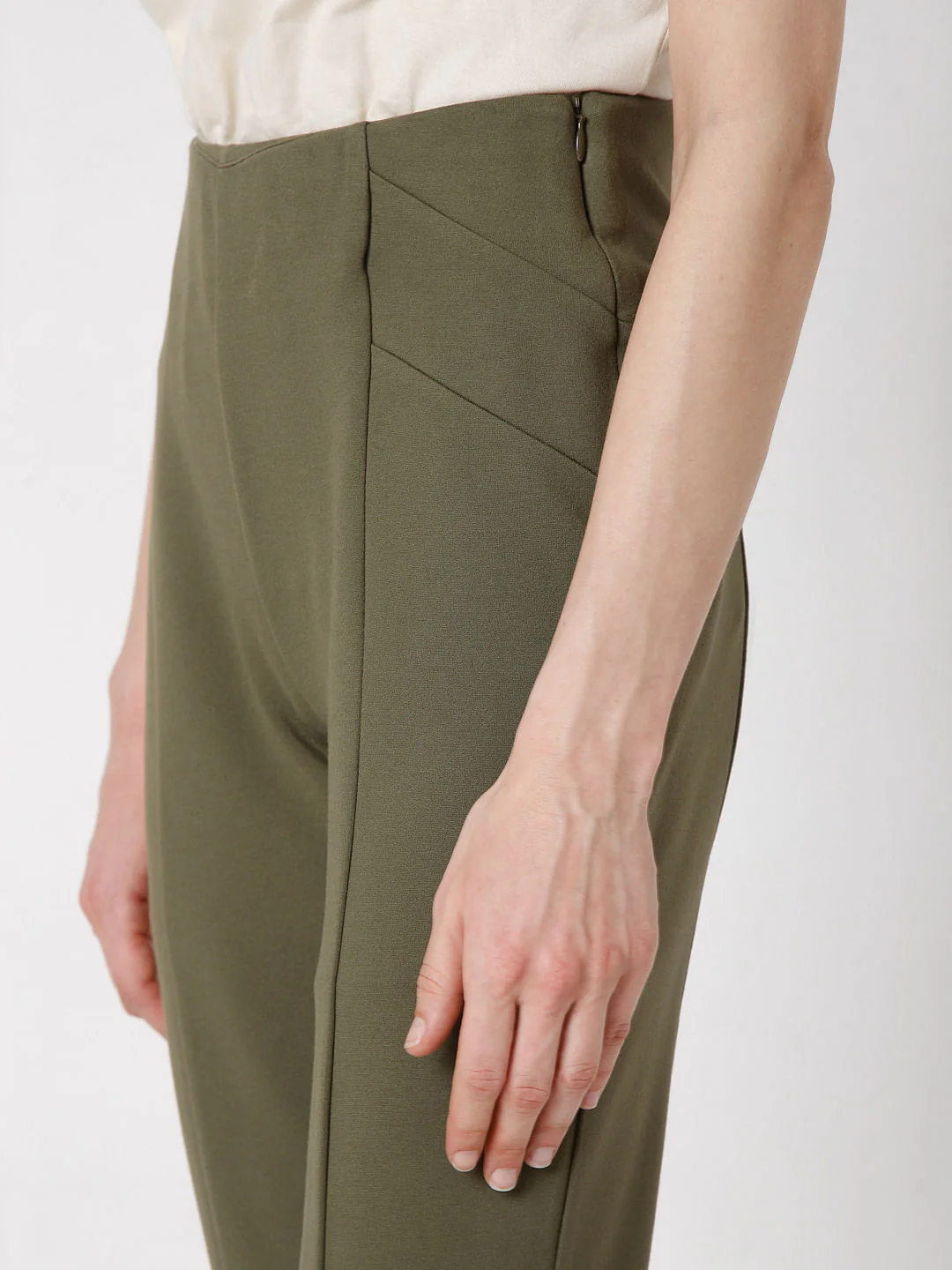 Green Slim Fit Pants - Image 5