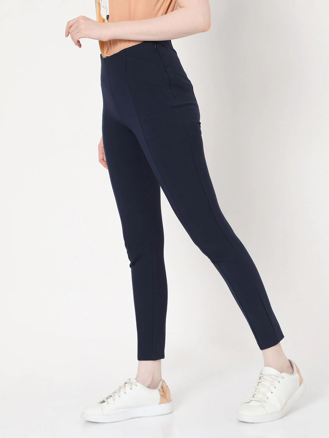 Blue High Rise Jeggings - Image 3