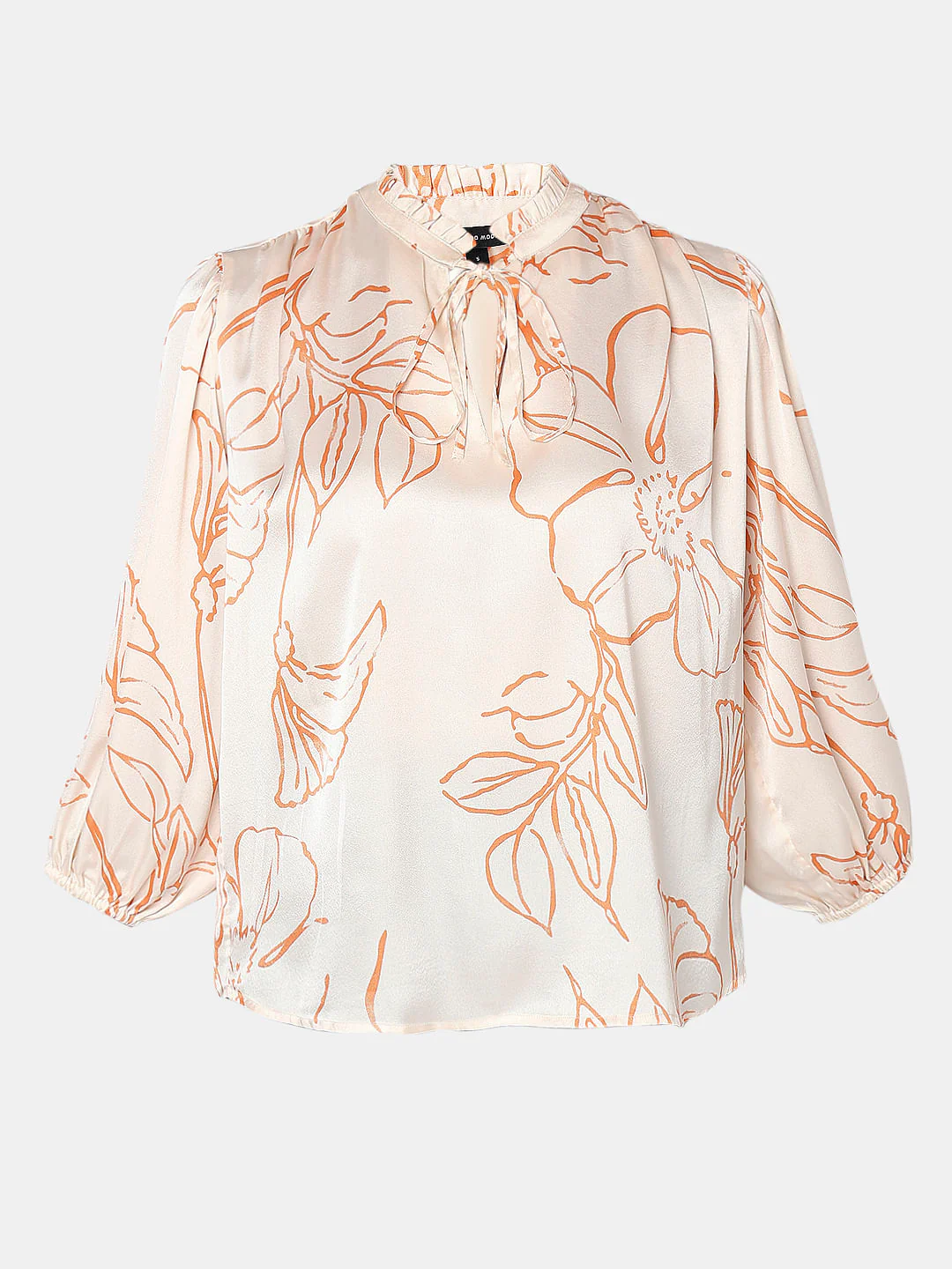 Peach Printed Top - Image 7