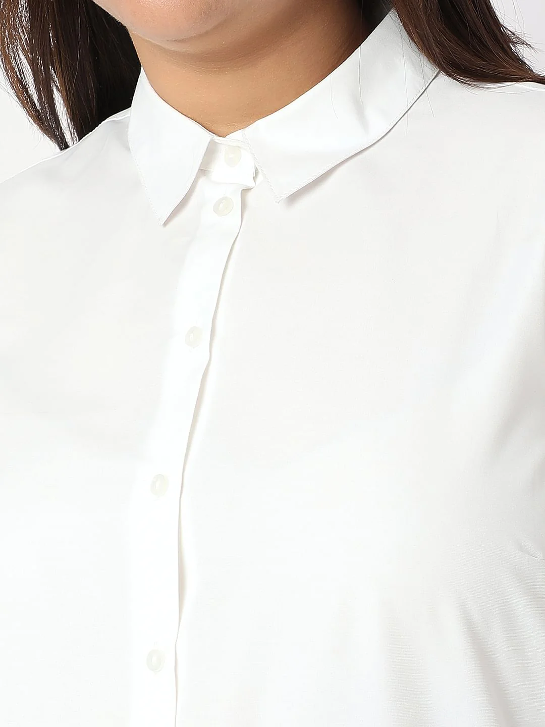 Curve White Printed Shirt - Image 8