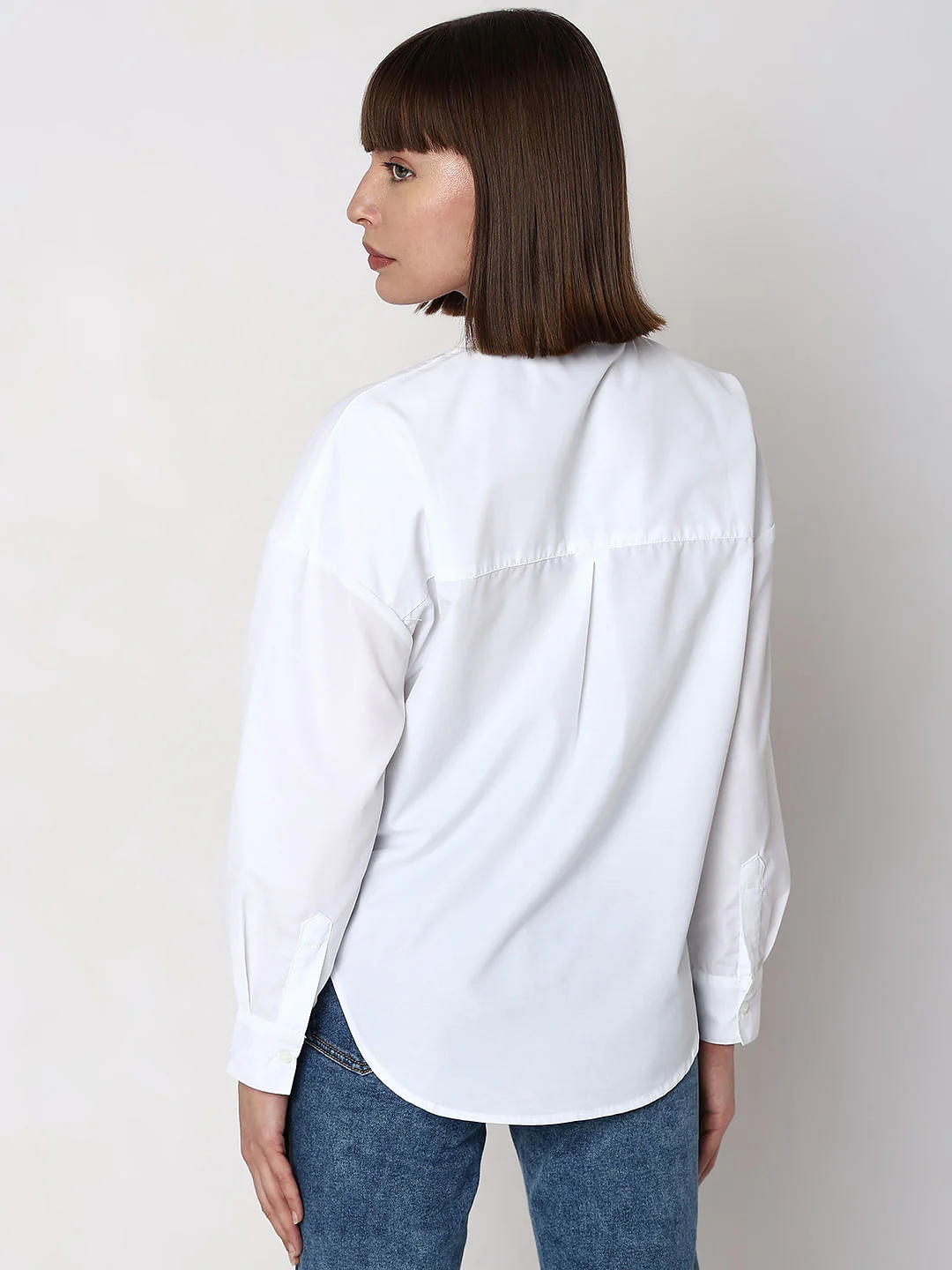 White Printed Shirt - Image 4