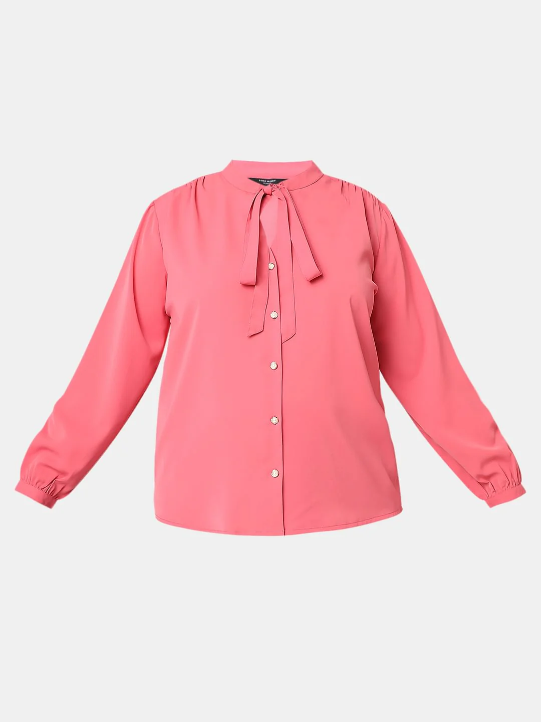 Curve Pink Bow Knot Shirt - Image 7