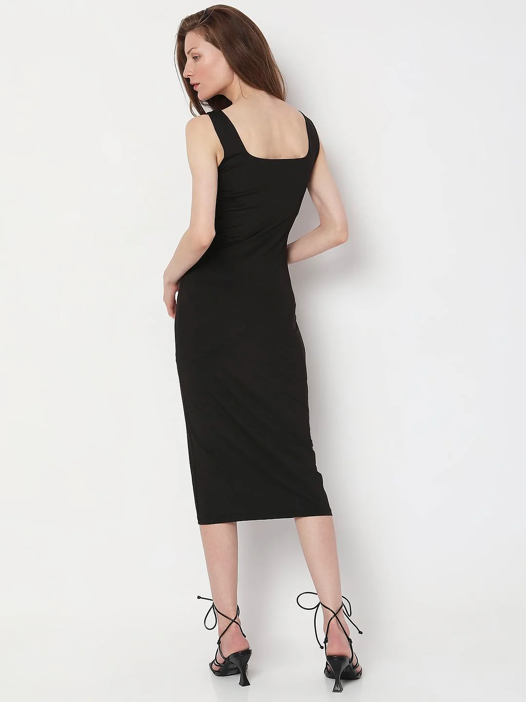 Black Bodycon Dress - Image 4