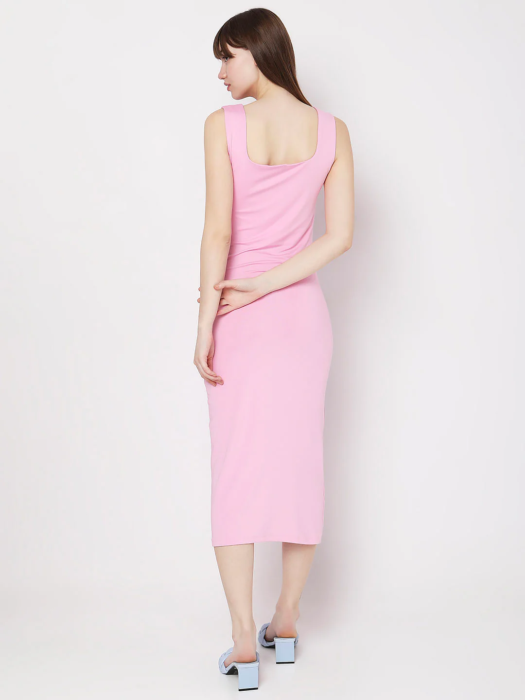 Pink Bodycon Dress - Image 4
