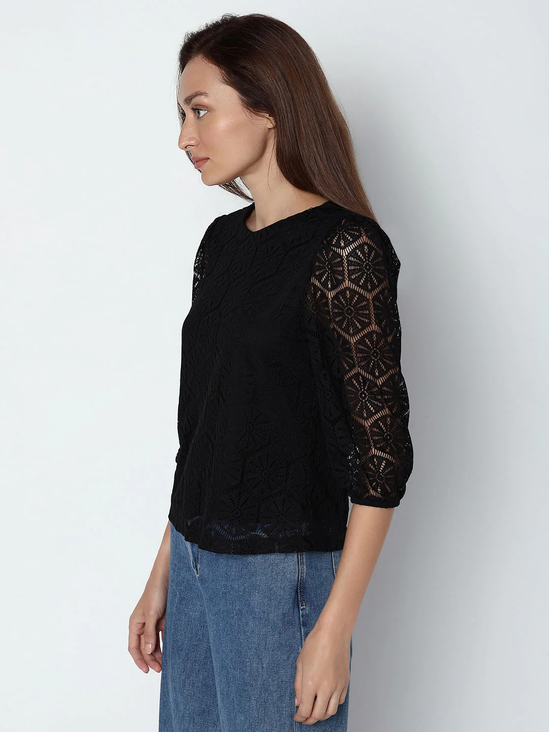 Black Lace Top - Image 3