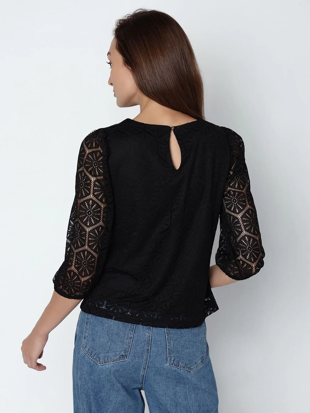 Black Lace Top - Image 4