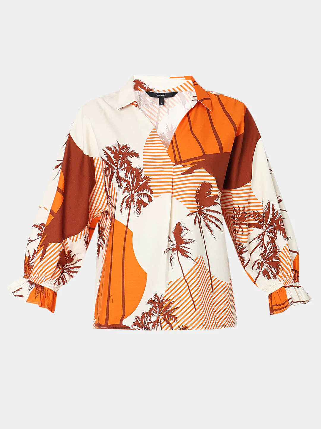 Orange Printed Top - Image 7