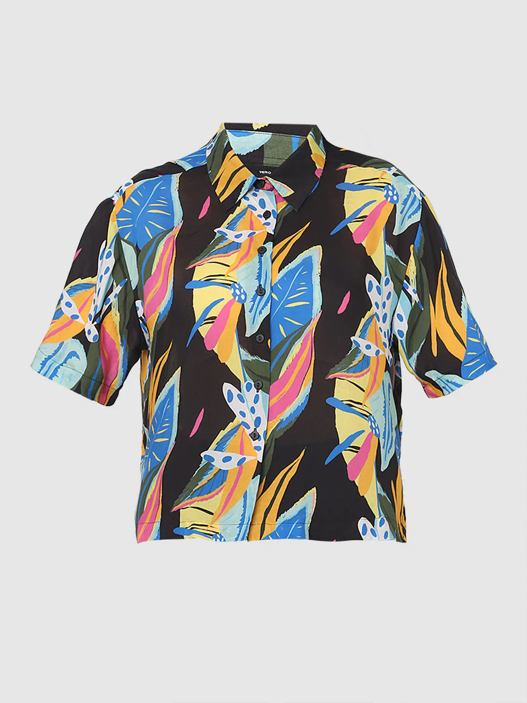 Black Printed Shirt - Image 7
