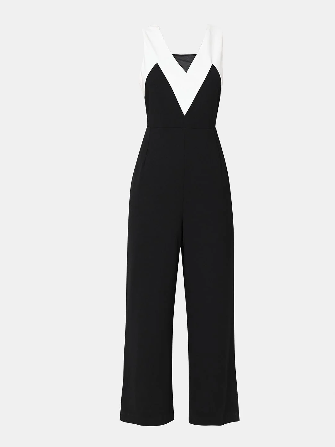 Black Colourblocked Jumpsuit - Image 6