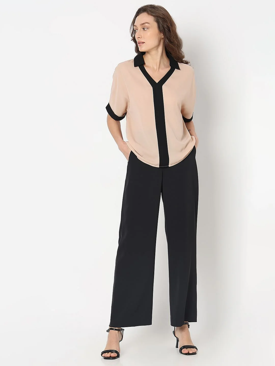 Pink Contrast Tape Top - Image 5