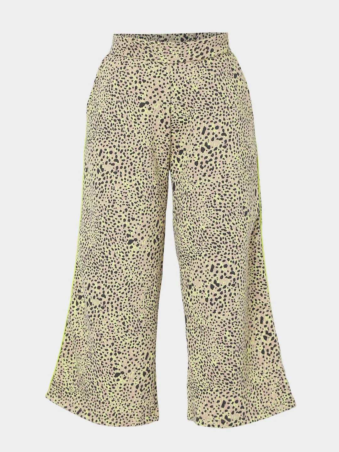 Beige Animal Print Co-Ord Pants - Image 7