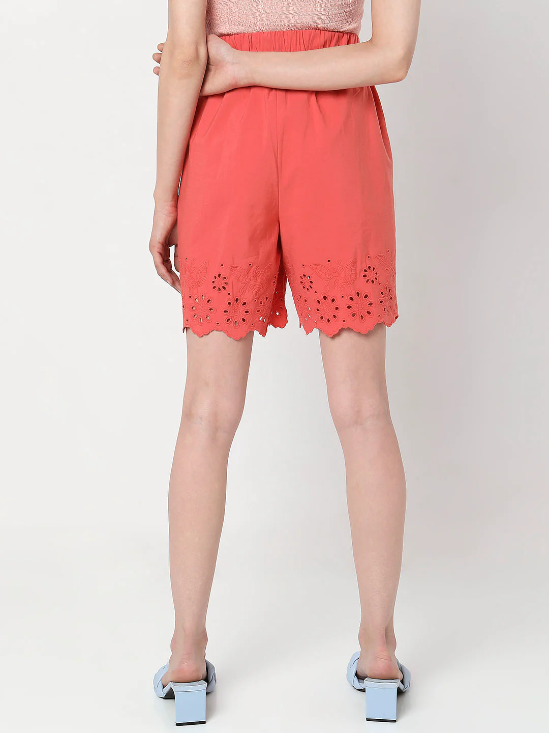 Coral High Rise Shorts - Image 4