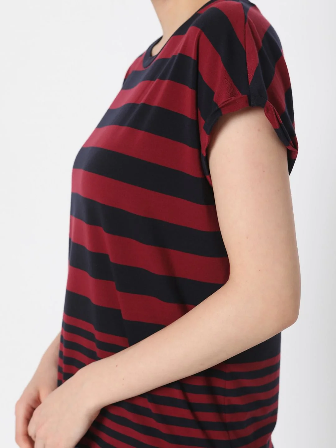 Black & Red Striped T-Shirt - Image 6
