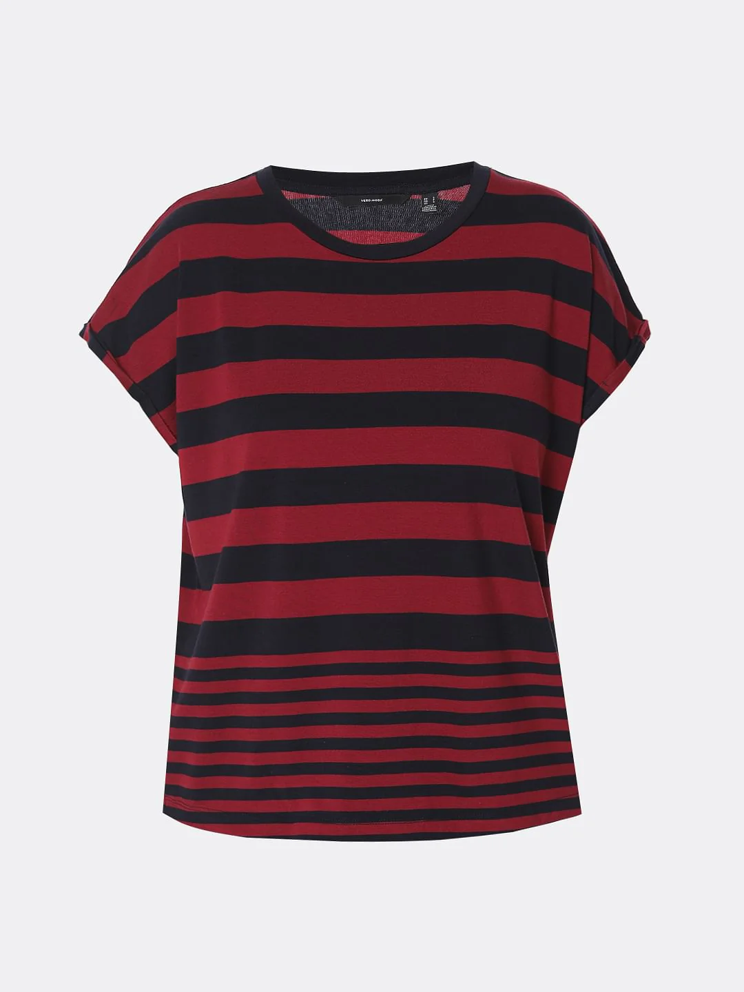 Black & Red Striped T-Shirt - Image 7