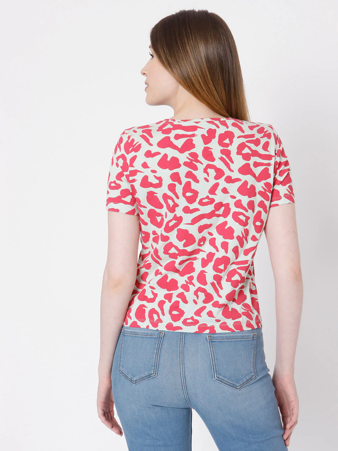 Pink Animal Print T-Shirt - Image 4