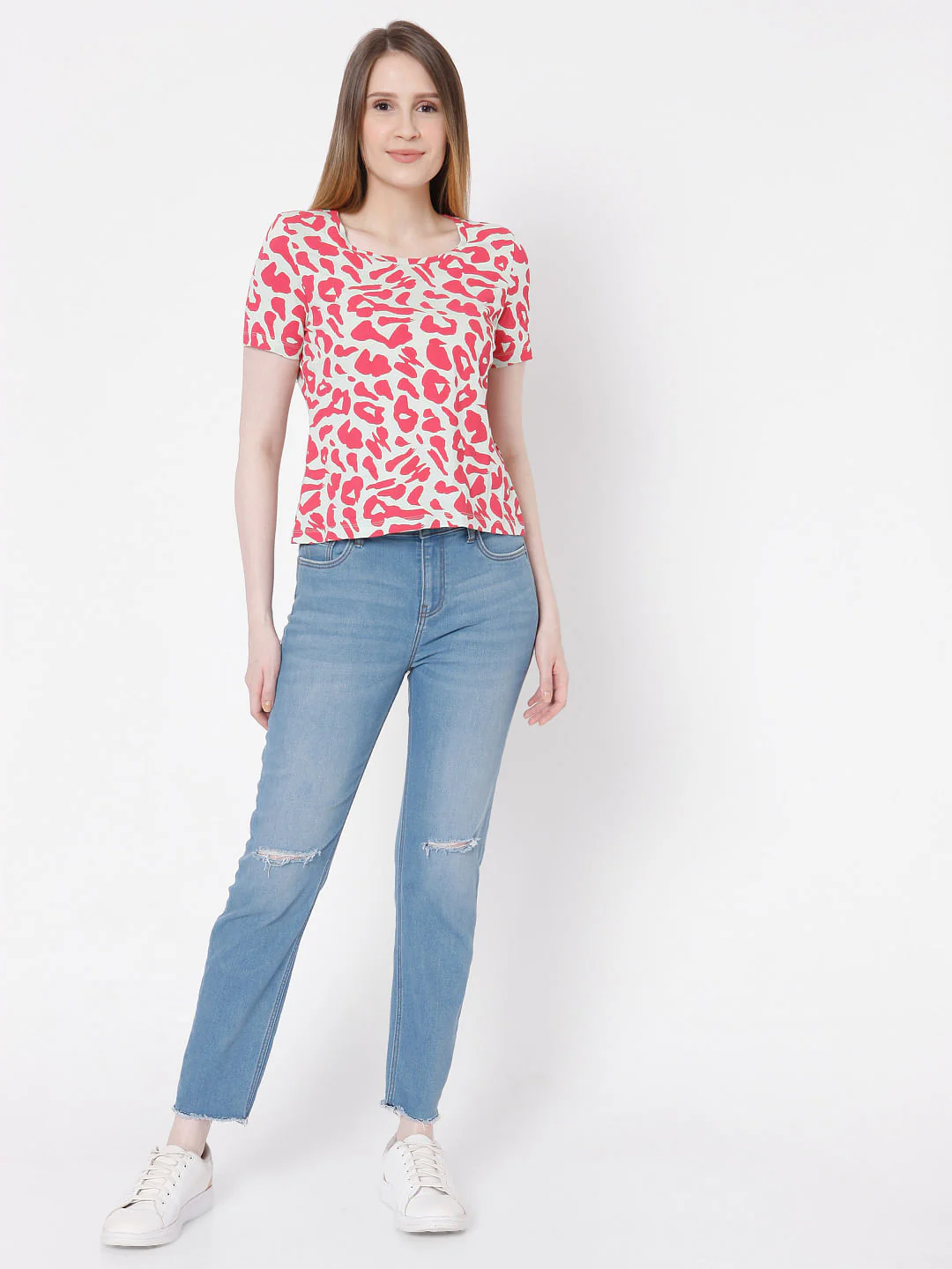 Pink Animal Print T-Shirt - Image 5