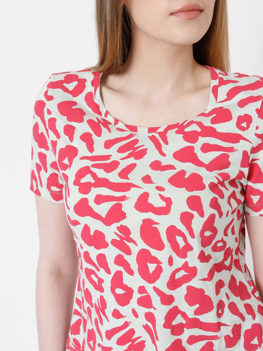 Pink Animal Print T-Shirt - Image 6