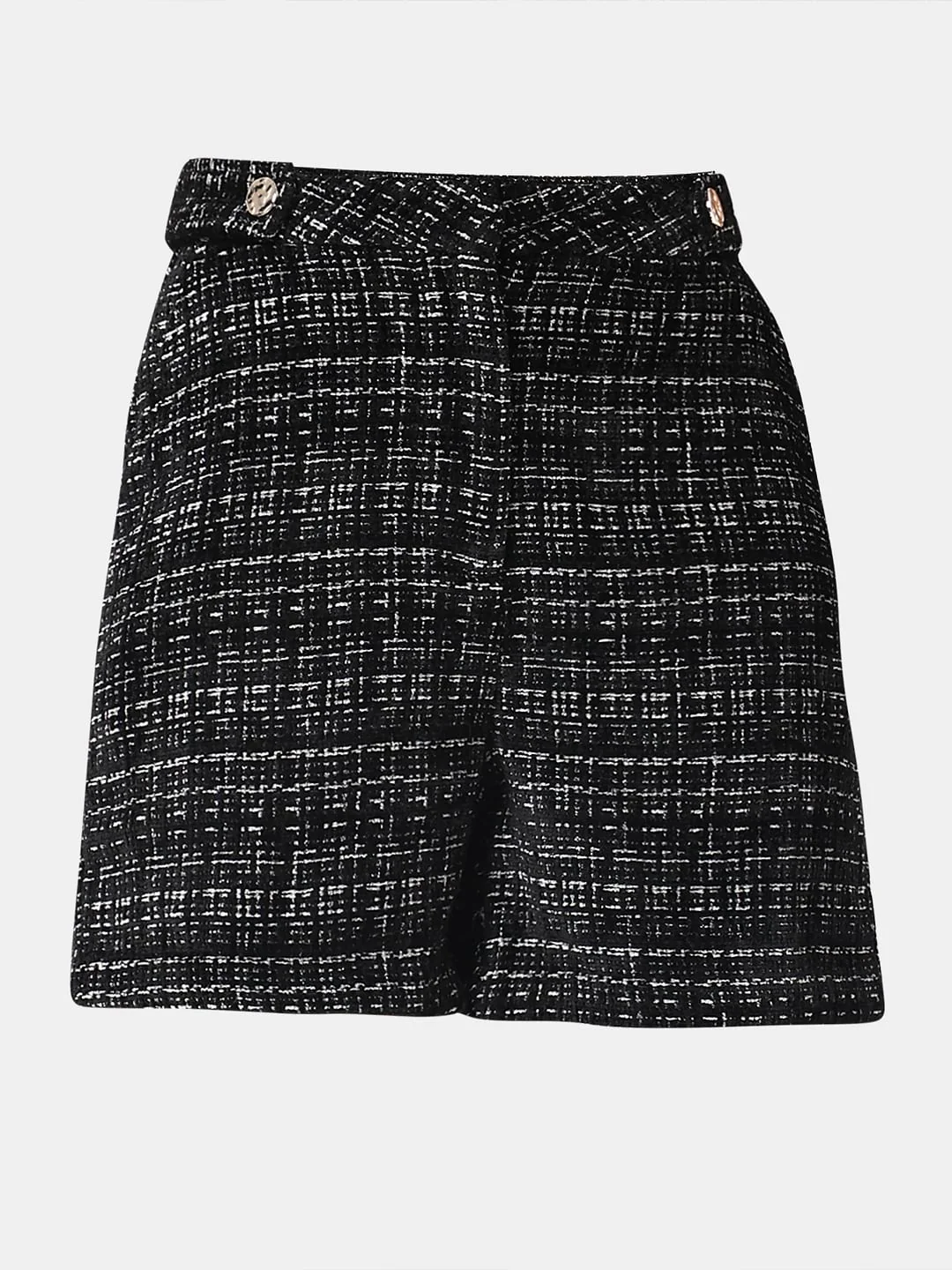 Black Twill Co-Ord Set Shorts - Image 7