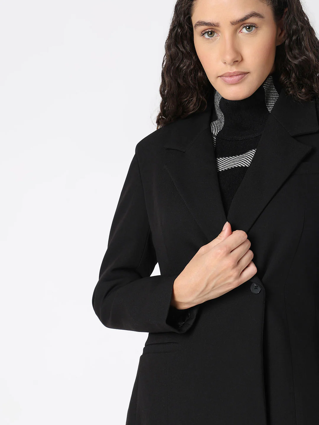 Black Fitted Blazer - Image 6