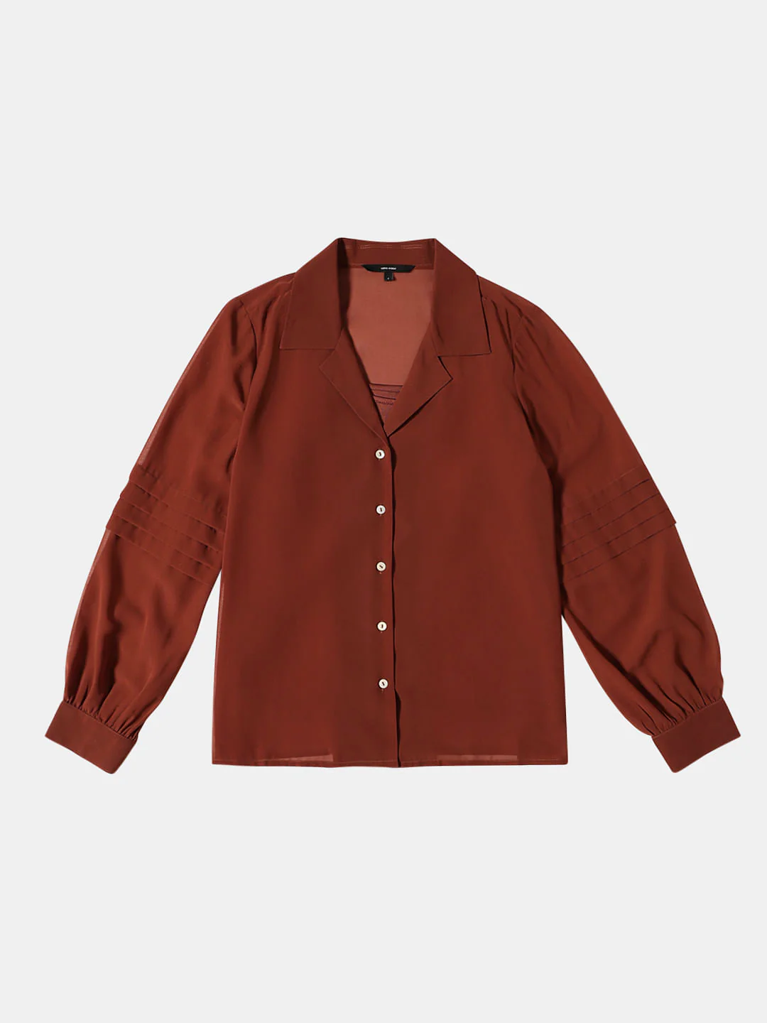 Brown Full Sleeves Shirt - Image 7