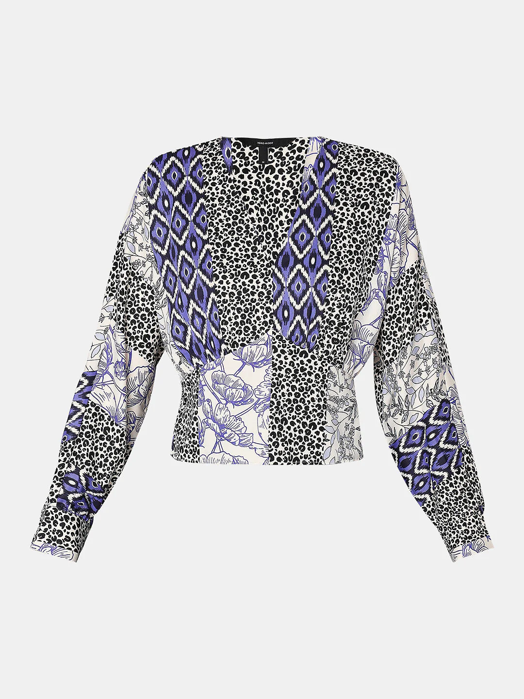 Blue Animal Print Top - Image 7