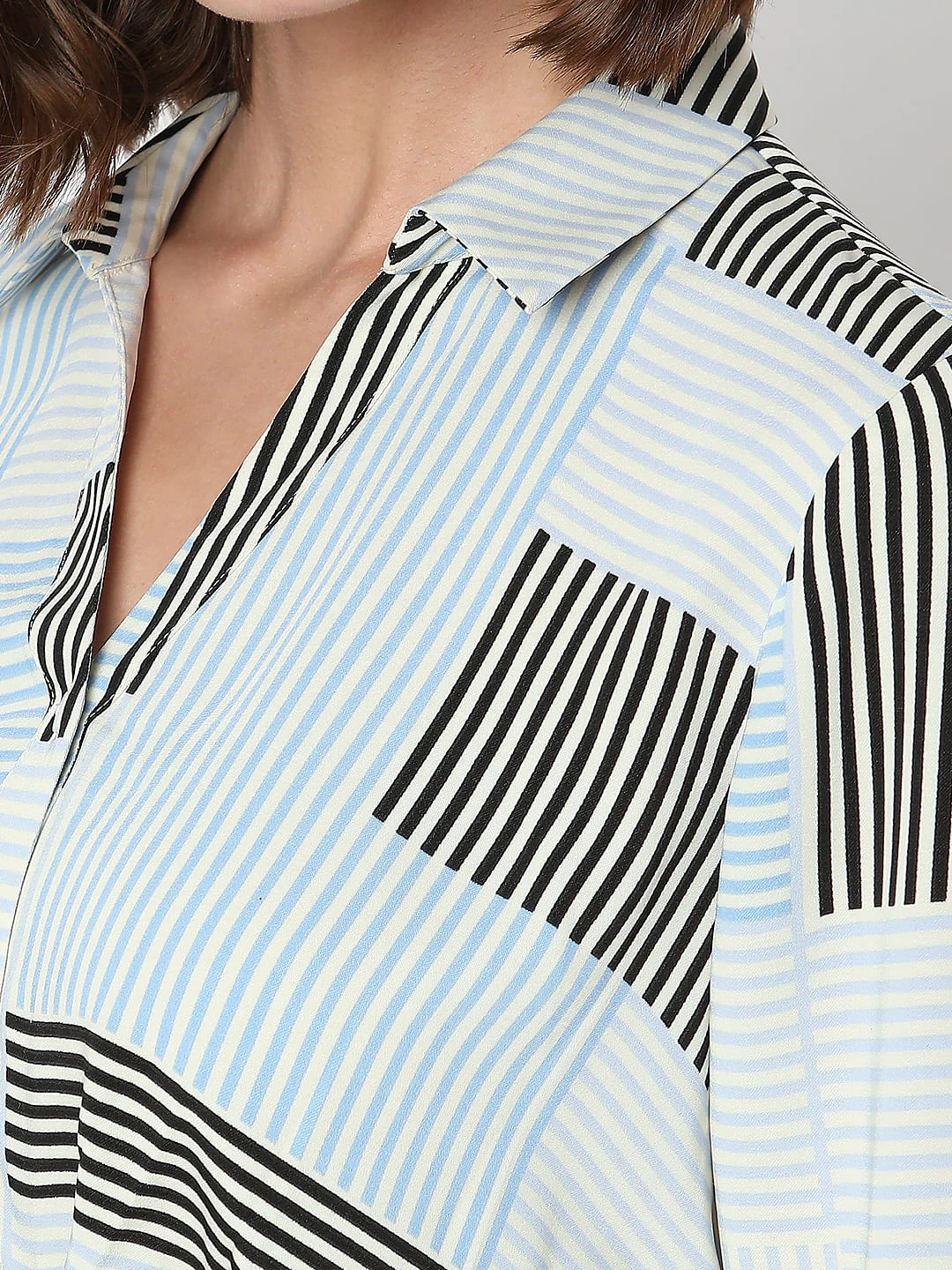White Printed Mini Dress - Image 8