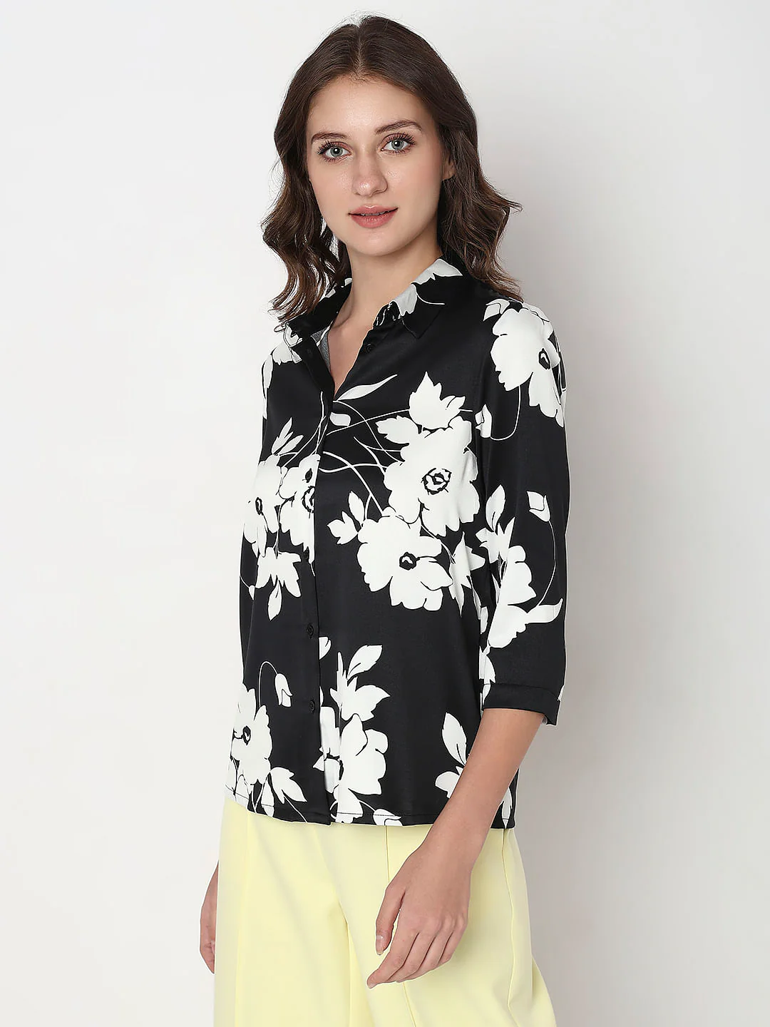 Black Floral Shirt - Image 3