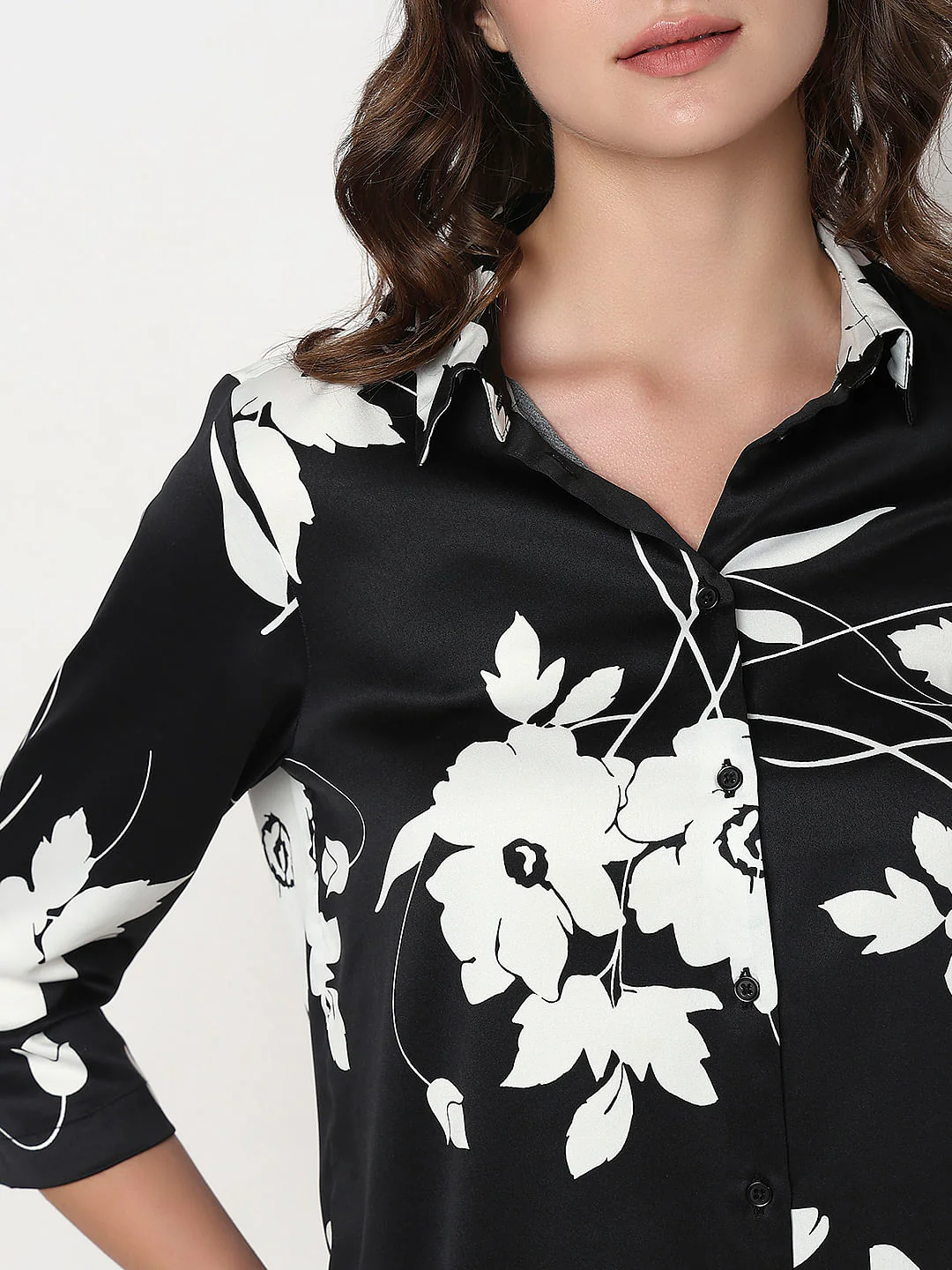 Black Floral Shirt - Image 6