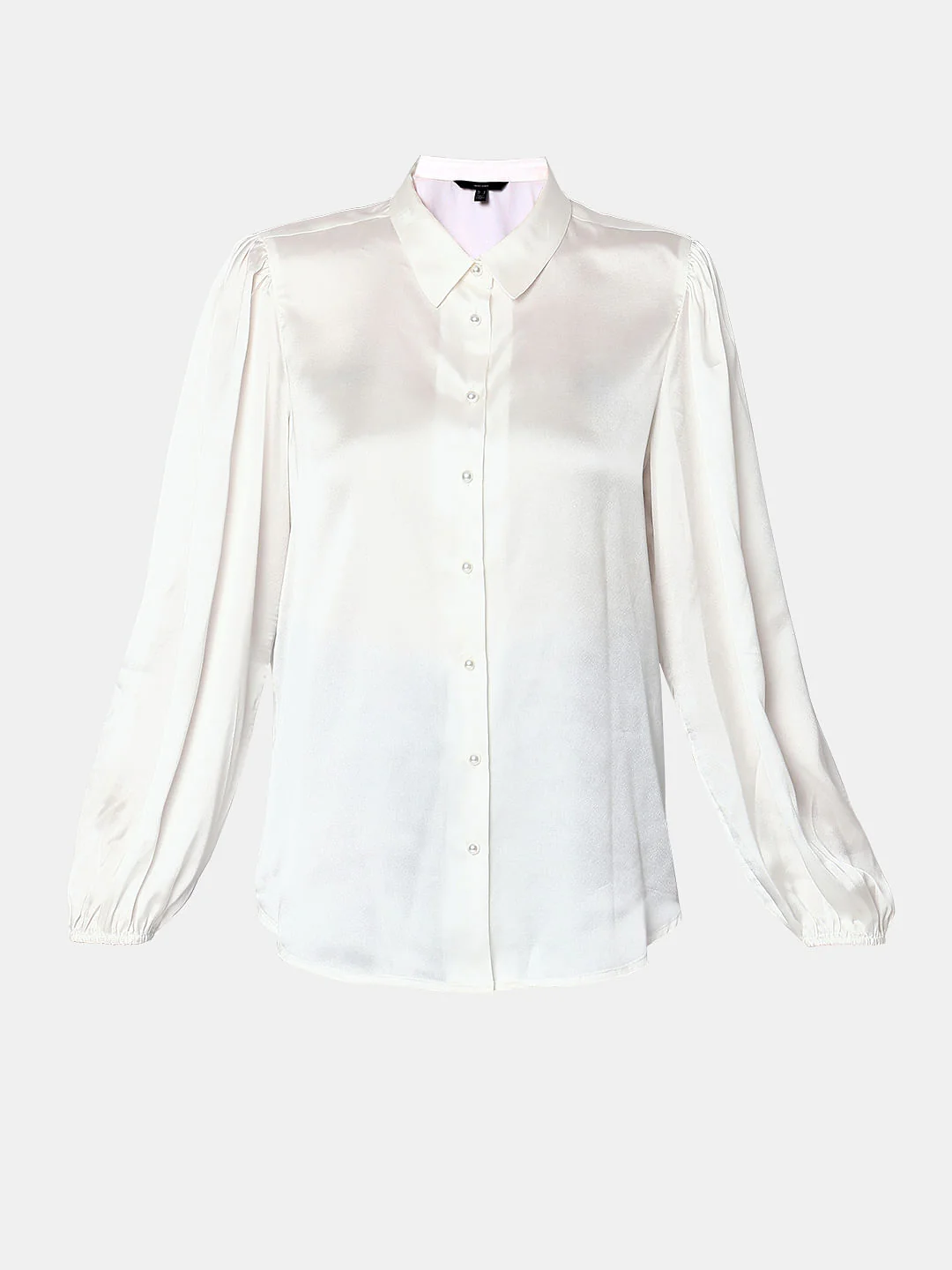 White Satin Shirt - Image 7