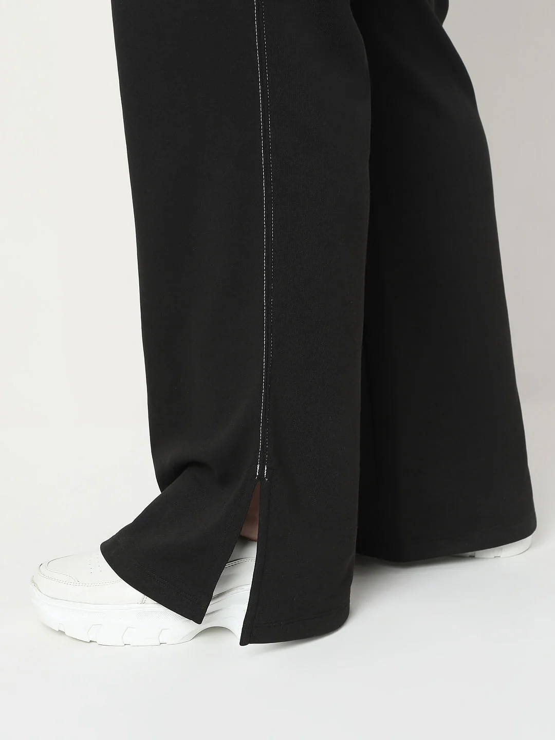 Curve Black Wide Leg Trouser - Image 9