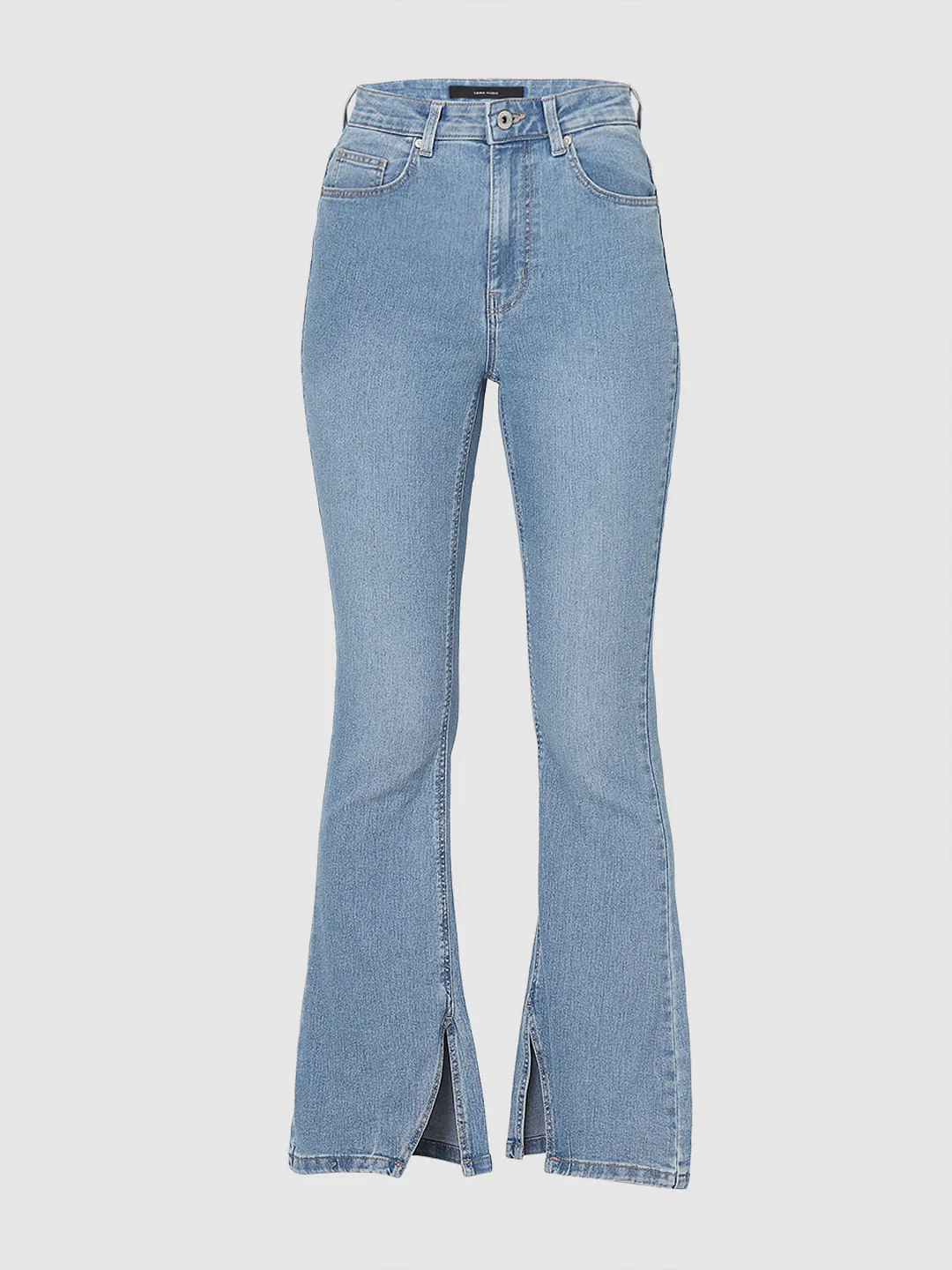 Light Blue High Rise Petra Bootcut Jeans - Image 7