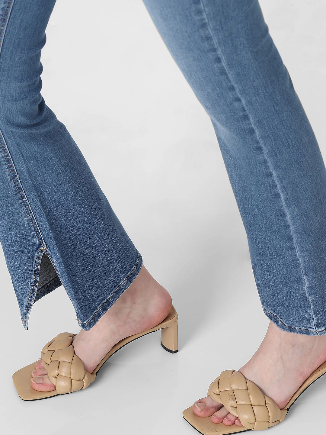 Blue High Rise Petra Bootcut Jeans - Image 8