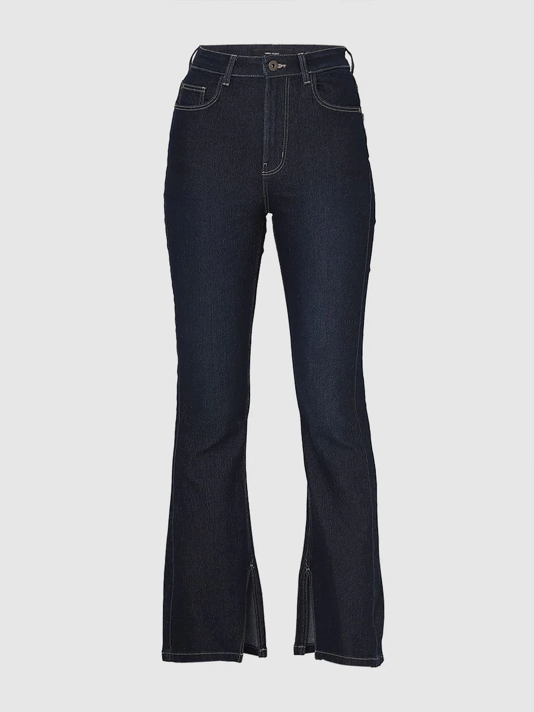 Dark Blue High Rise Petra Bootcut Jeans - Image 7