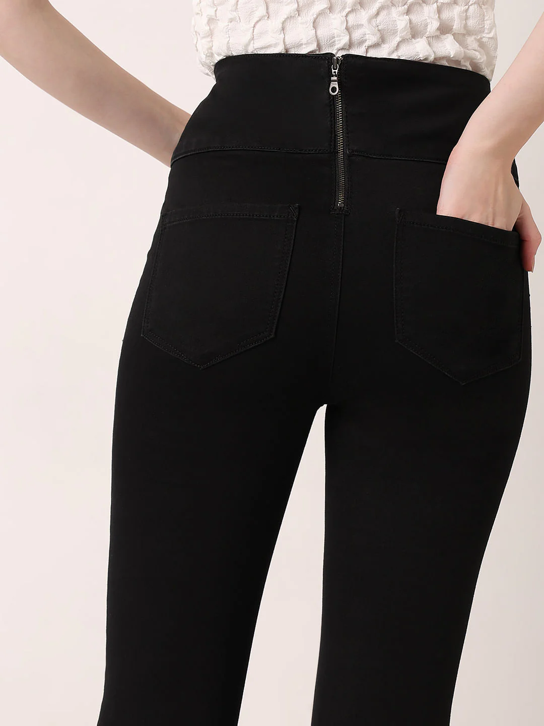 Black High Rise Jeggings - Image 9
