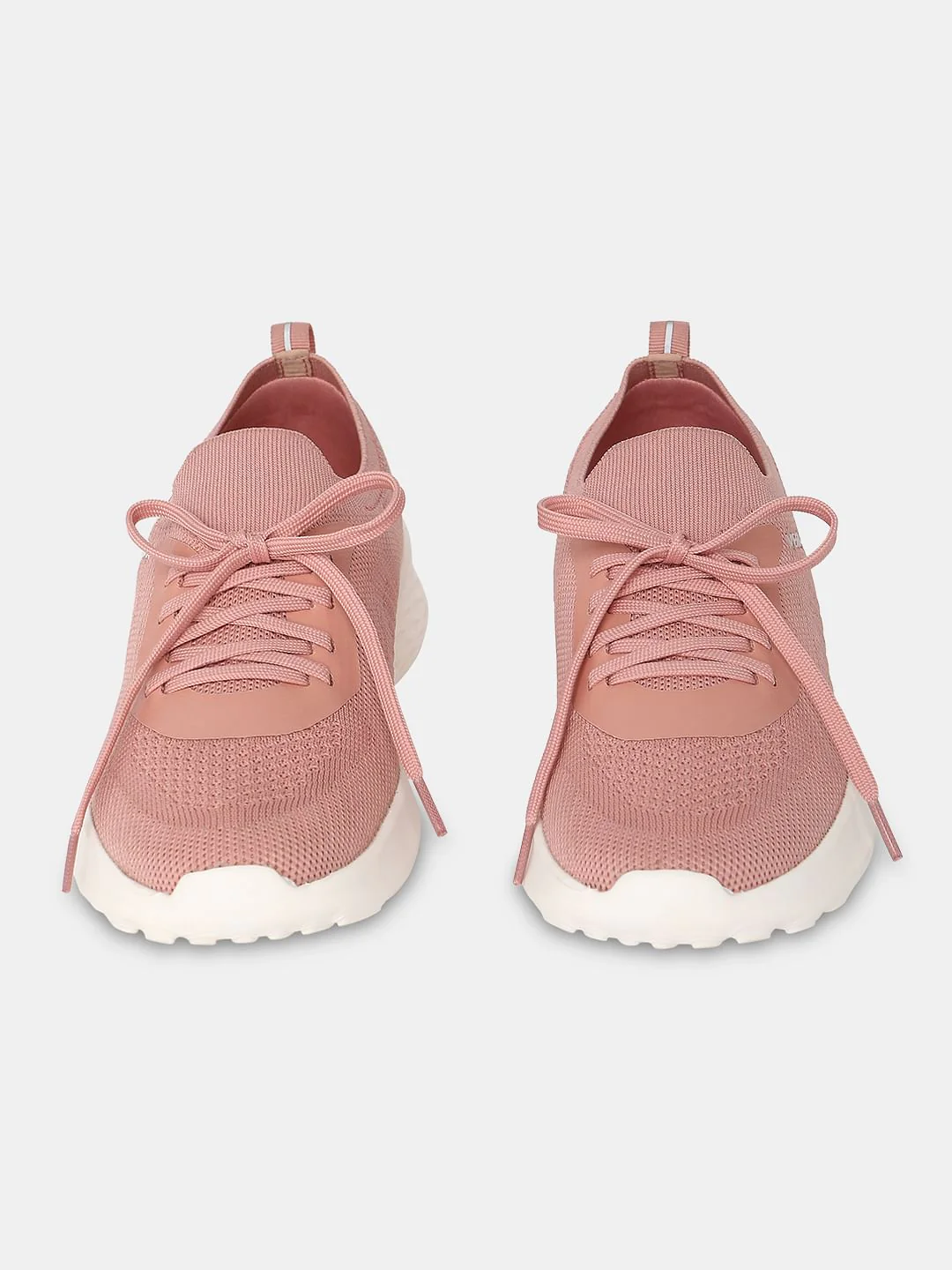 Pink Chunky Lace-Up Sneakers - Image 3