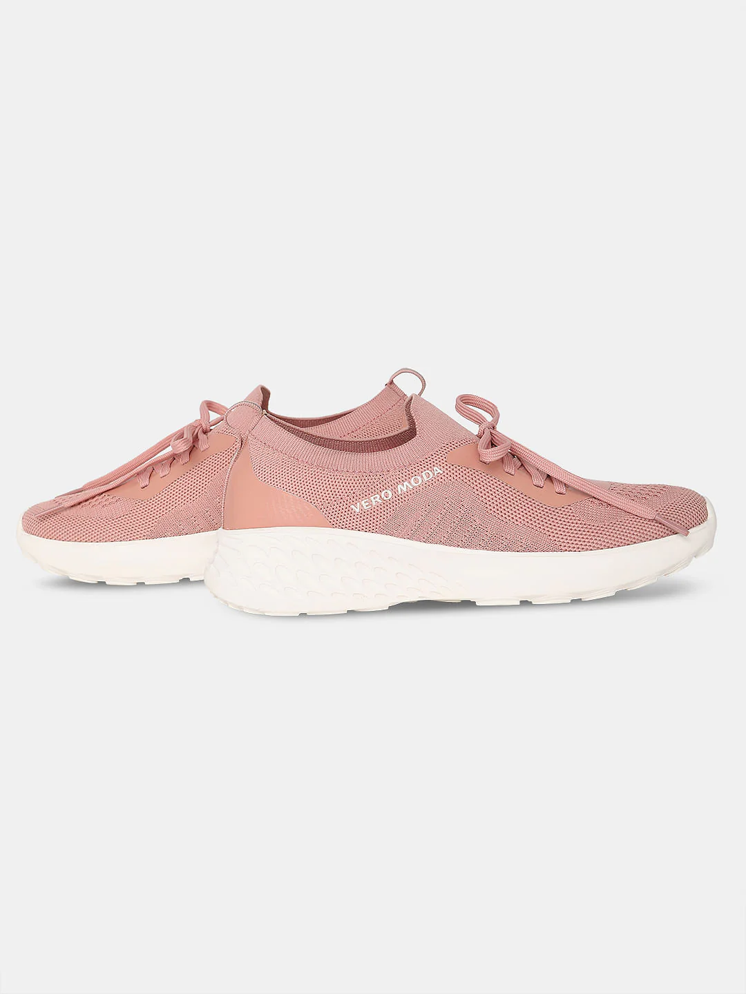 Pink Chunky Lace-Up Sneakers - Image 5