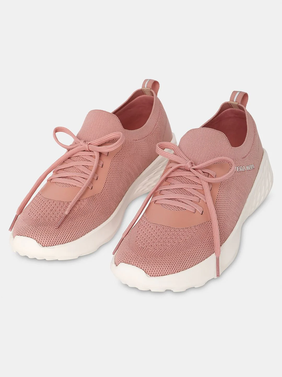 Pink Chunky Lace-Up Sneakers - Image 6