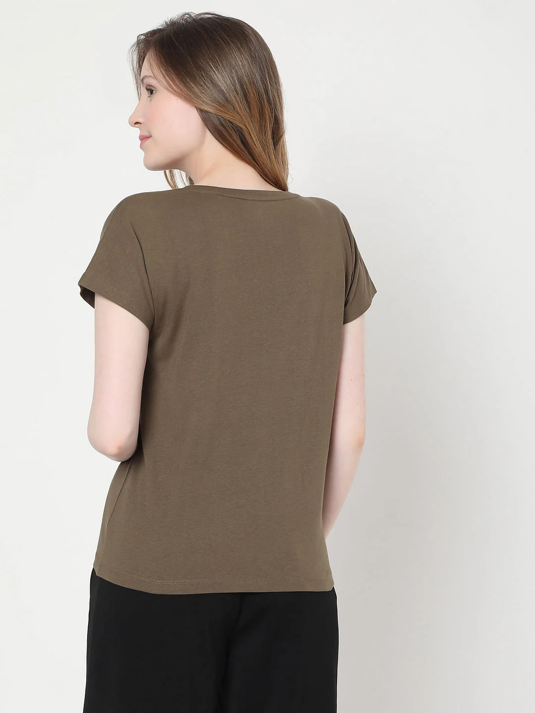 Green Slogan Print Lounge T-Shirt - Image 2